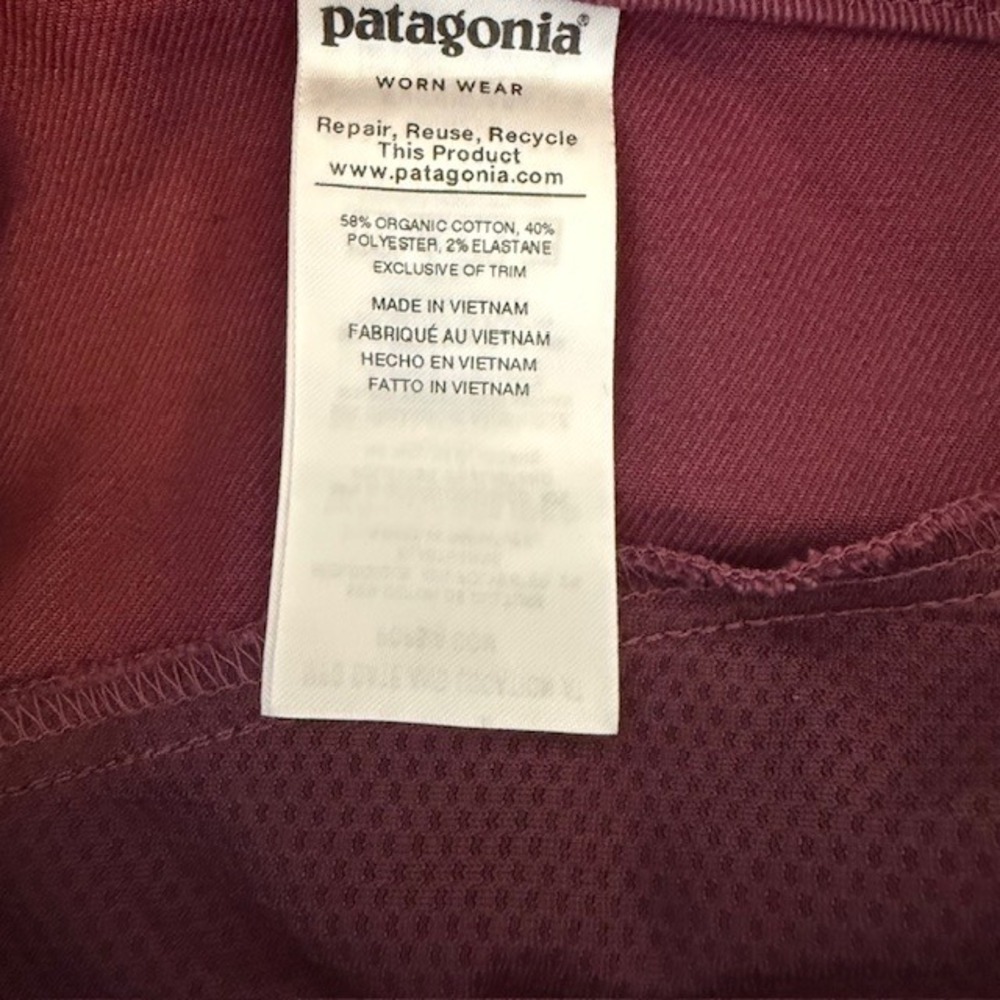 Patagonia‎ Escala Rock Pants Light Balsamic Burgundy Size 4 - Picture 8 of 14
